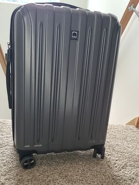 Delsey Hardside Spinner Luggage - Charcoal Black